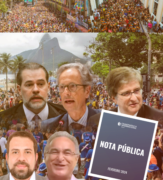 Dias Toffoli, Paulo Gonet, Transparência Internacional e carnaval no Brasil