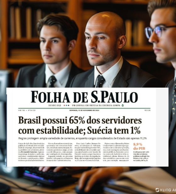 Brasil possui mais servidores estáveis que a Suécia, afirma estudo