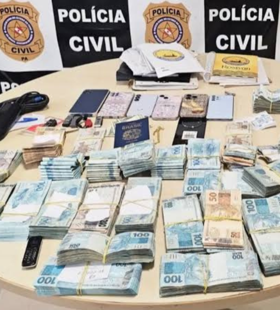 Operação Internacional apreende quase 300 mil reais no Pará