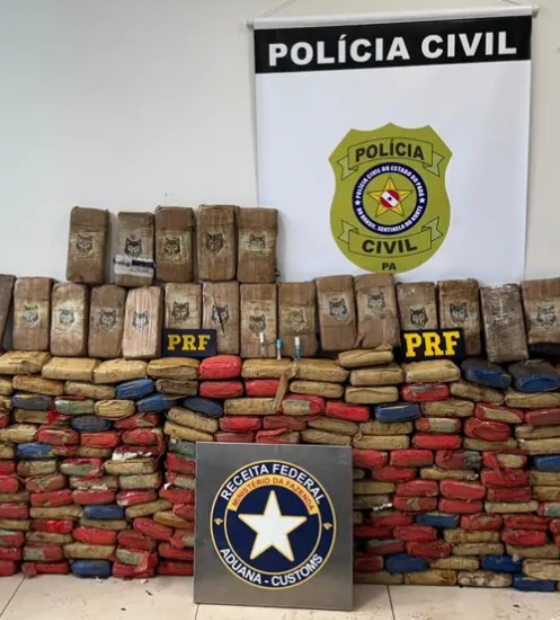 Tráfico de drogas: operação apreende carga de cocaína e skunk.