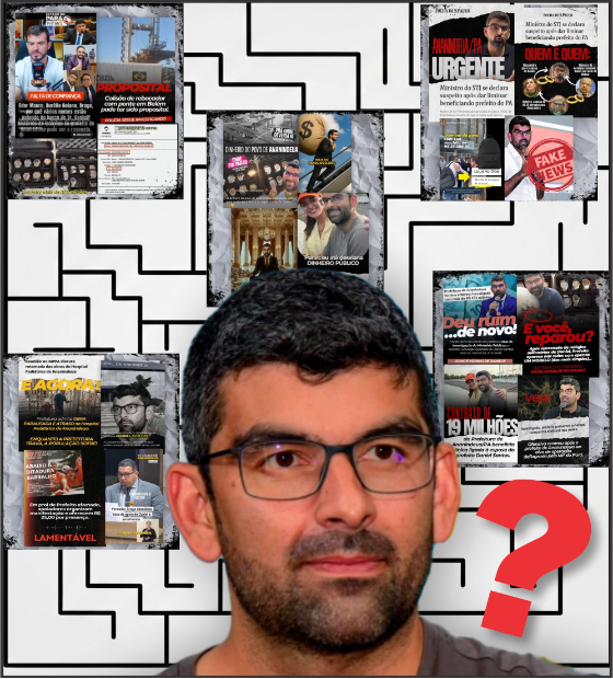 Daniel Santos enrolado na Justiça e isolado em seu labirinto