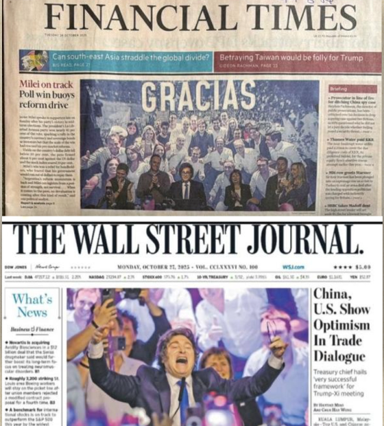 Vão ter de engolir: Milei conquista vitória “esmagadora