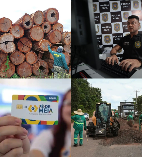 Giro O Amazônico: comércio ilegal de madeira, diminuição de homicídios no Pará e mais. Leia aqui.