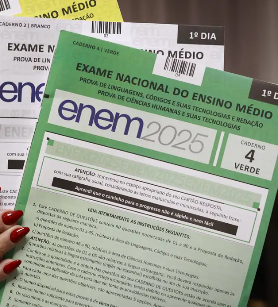 Documentos exclusivos mostram mudanças não divulgadas na correção da redação do Enem 2025