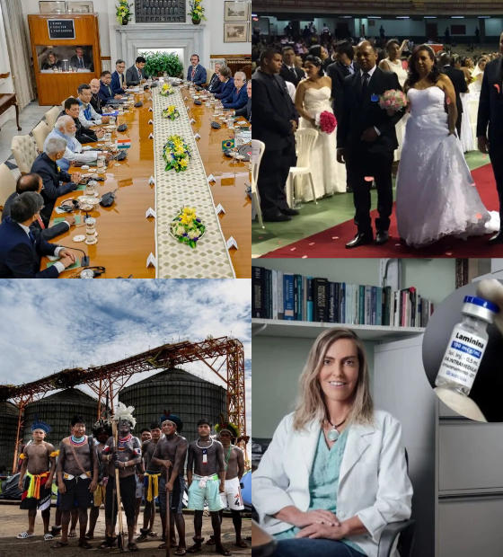 Giro O Amazônico: Brasil e Índia, casamento comunitário gratuito, polilaminina e mais.