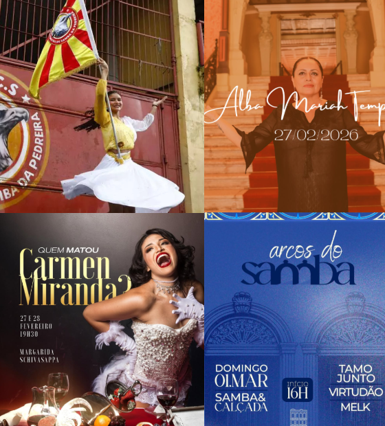 Agenda Cultural O Amazônico: Carnaval, shows, peças e muito mais neste final de semana em Belém.