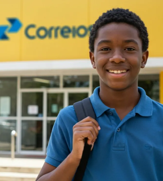 Correios abrem 548 vagas para Jovens Aprendizes. Inscrições vão até 11 de abril. 