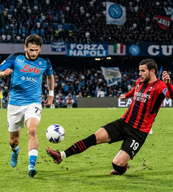 Napoli x Milan hoje (06/04): onde assistir ao vivo, horário e escalações do jogo pelo Campeonato Italiano 2026