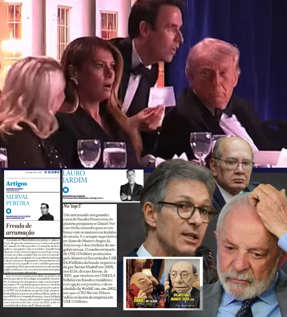 Os riscos de Trump, Lula, Gilmar, Moraes, Vorcaro e a chance de Zema no radar de um abril de águas mil