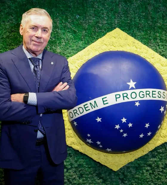 Mais 4 anos: CBF renova contrato de Carlo Ancelotti de olho no mundial de 2030.
