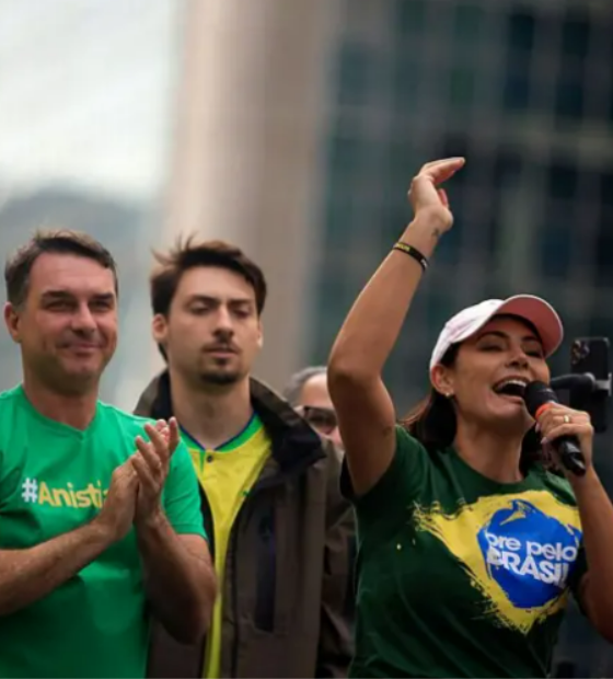 Na BBC: Briga entre Michelle e Flávio abala plano bolsonarista para eleger Senado anti STF?