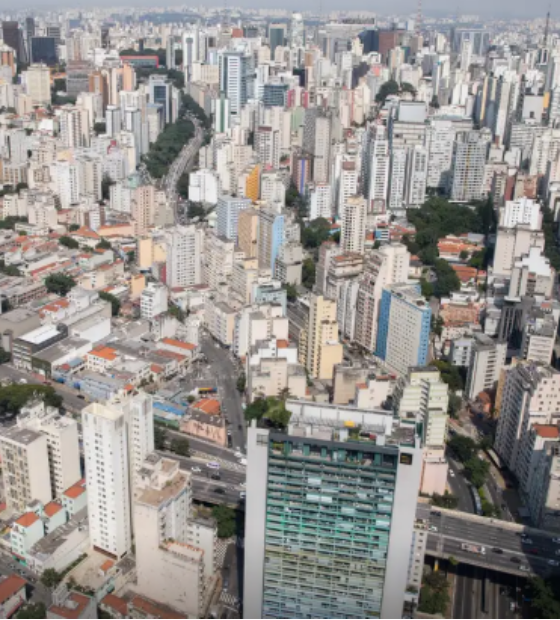 Área urbanizada no Brasil cresceu 12,3% de 2019 a 2022, mostra IBGE