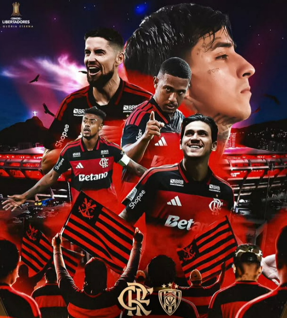Flamengo vai enfrentar o Independiente Del Valle nas quartas de final da Conmebol Libertadores