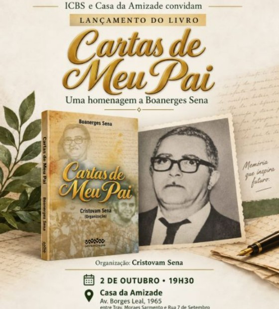 Em OESTADONET: Cartas escritas há mais de 50 anos viram livro e resgatam memória de pai e filho em Santarém
