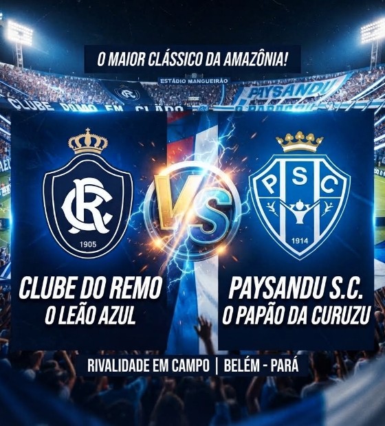 Deu Leão: escudo do Remo é o mais bonito do Norte, aponta pesquisa