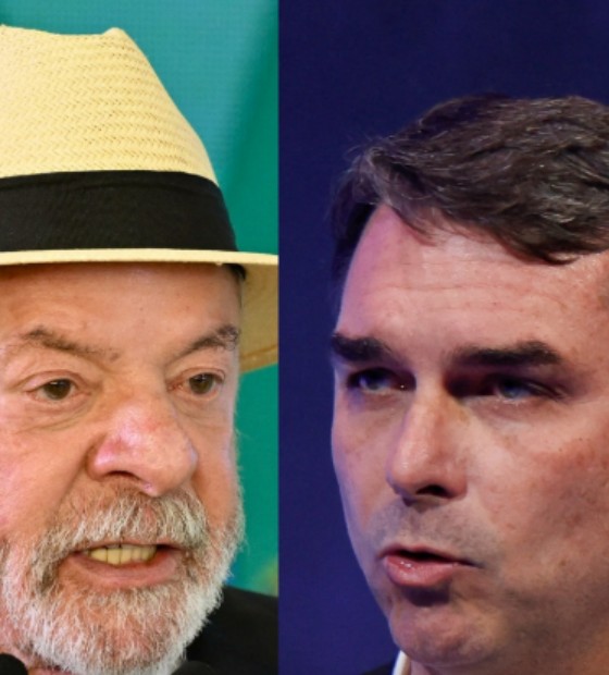 Na BBC: Flávio Bolsonaro aparece no 2º turno à frente de Lula, no agregador de pesquisas 