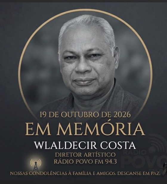 Morre Wlaudecir Costa, diretor artístico da Rádio 94,3 FM e irmão do ex-deputado Wladimir Costa